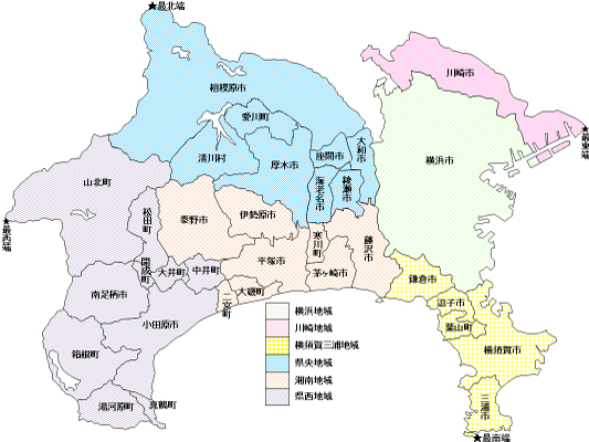 対応エリアの地図